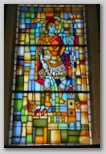 Stane Kregar, vitraž v Rovtah: Sv. Florjan, 1969