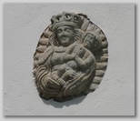 Relief na cerkvi sv. Urha v Vranji Peči