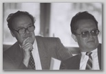 Janez Zor in Boris Paternu v 80. letih