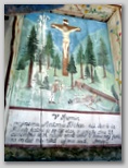 Anton Tožbar, znamenje Pri cerkvi v Trenti