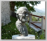 Josip Lavtižar v Ratečah, kipar Metod Frlic, 1993