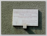 Tone Čufar, spominska ploša v Ljubljani