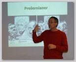 Predavanje v Tübingenu, foto Gabrijela Žagar