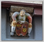 Grb nad vrati v Tübingenu