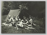 Taborniki v Idriji 1952