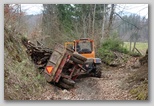 Nesreča pri spravilu lesa nad Miklavžovcem