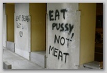 Eat pussy not meat