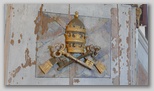 Papeški grb v cerkvi sv. Primoža in Felicijana na Jamniku