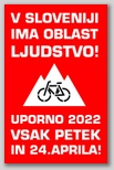 V Sloveniji ima oblast ljudstvo! Uporno 2022 vsak petek in 24. aprila!