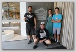 Andrej, Mitja, Mojca Volkar Trobevšekin Tine. Snemanje za PV