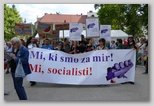Mi, ki smo za mir! Mi, socialisti!
