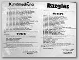 Plakat za talce na Lancovem