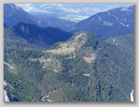 Ogrisova planina in Kosmatica z Vrtače
