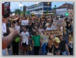 Protiizraelski protest v Ljubljani 9. 9. 2026