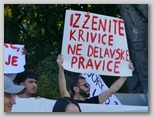 Izženite krivice, ne delavske pravice