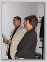 Paolo Bortolussi in Lucia Berto, recitatorja Gradnika v furlanščini in italijanščini